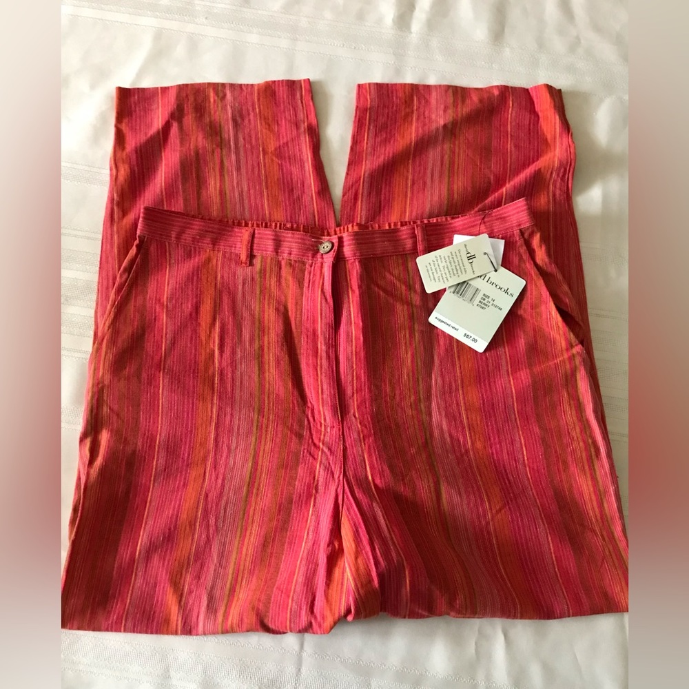 New sz 14 Linen and Rayon pants by David Brooks